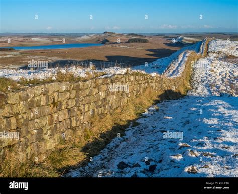 Hadrians Wall Also Called The Roman Wall Picts Wall Or Vallum
