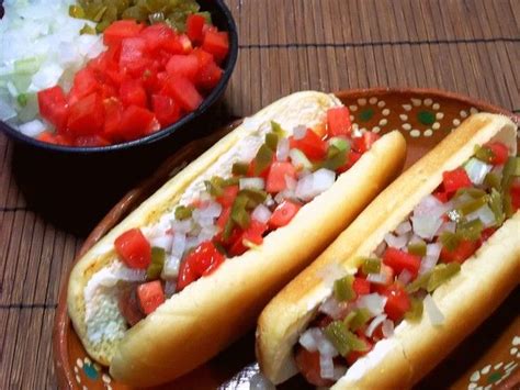 Mexican Hot Dogs Mexican Hot Dogs Hot Dog Recipes Mexican Food