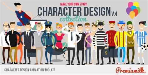 Free Videohive Character Design Animation Toolkit Free Download Free After Effects Templates
