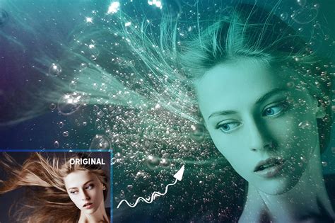 Underwater Effect Photoshop Templates And Textures Master