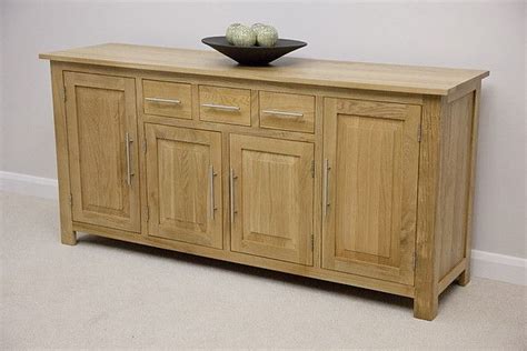 Rivermead Natural Solid Oak Large Sideboard Oak Furniture Land Oak