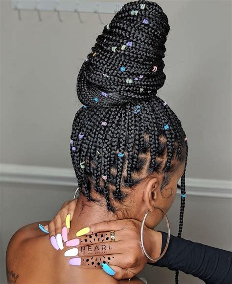 Goddess Braids Hairstyles Cute Box Braids Hairstyles Box Braids Hairstyles For Black Women