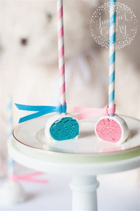 Gender Reveal Cakepops Juniper Cakery 9 Tartas De Revelación De Género Cake Pops Aperitivos