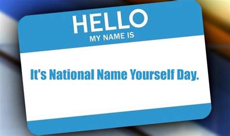 Fox 4 Its National Name Yourself Day So Tell Us What Facebook