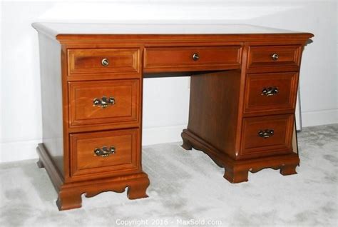 Gibbard Solid Cherry Desk In Kingston Online Maxsold Auction Bid