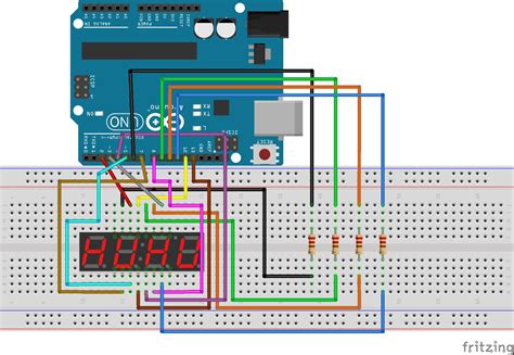 7 Segment 4 Digit With Arduino Tutorial Arduino Segmentation Images