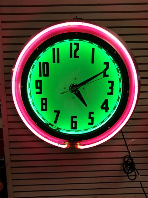 Neon Clocks And Signs Nostalgia Warehousellc