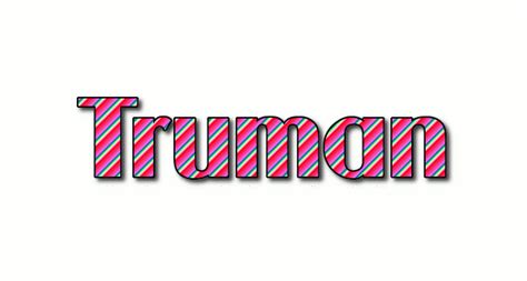 Truman Logotipo Ferramenta De Design De Nome Grátis A Partir De Texto