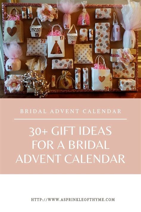 How to diy a wedding advent calendar | perfect wedding gift for bride. Bridal Shower Advent (Countdown) Wedding Calendar ...