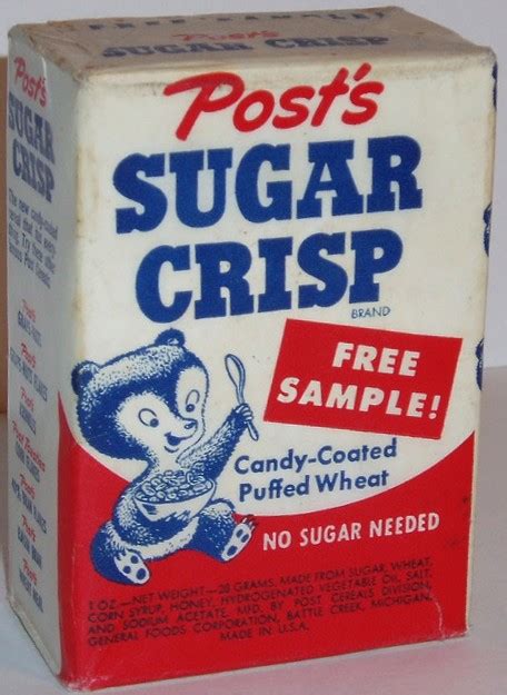 Sugar Crisp Sugar Crisp Free Sample Box