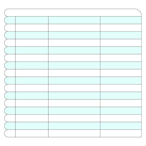 Printable Forms With Columns Printable Forms Free Online