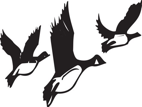Flying Geese Clipart
