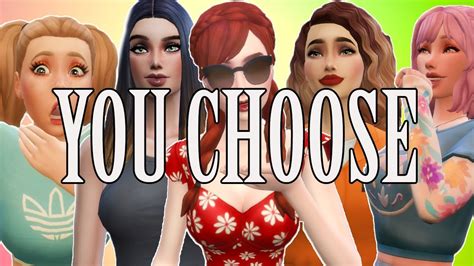 Sims 4 Rags To Riches Choose Our Sim Youtube