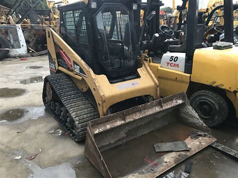 Used Rubber Track Caterpillar Skid Steer Loader 247b With Original Paint