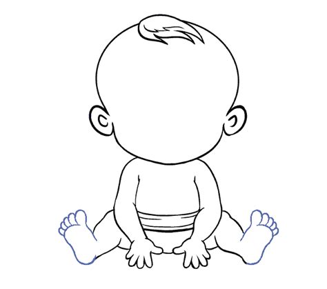 How To Draw A Baby In A Few Easy Steps Easy Drawing Guides