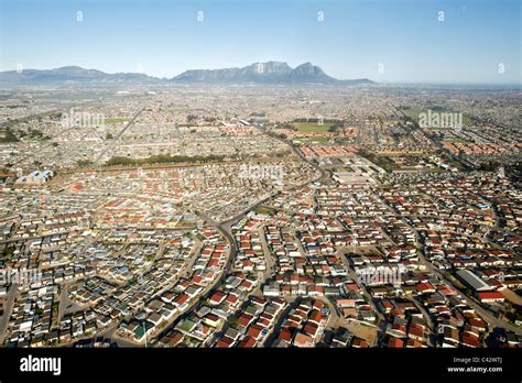 Aerial View Over The Townships Of Crossroads Nyanga And Guguletu In