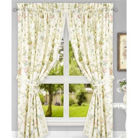 Multi Floral Rod Pocket Room Darkening Curtain 45 In W X 63 In L