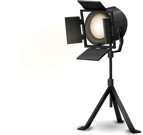 Hollywood Clipart Stage Light Spotlight Png Transparent Png Full