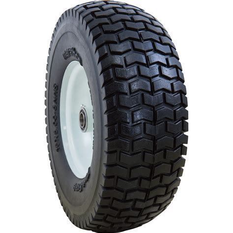 Marathon Tires Flat Free Lawn Mower Tire — 34in Bore 13 X 5006in