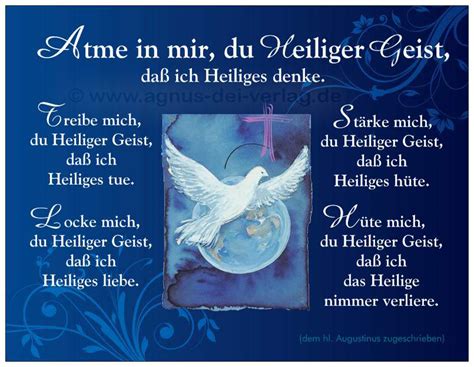 Heavens-Presents / Agnus-Dei-Verlag - Postkarte Atme in mir heiliger Geist