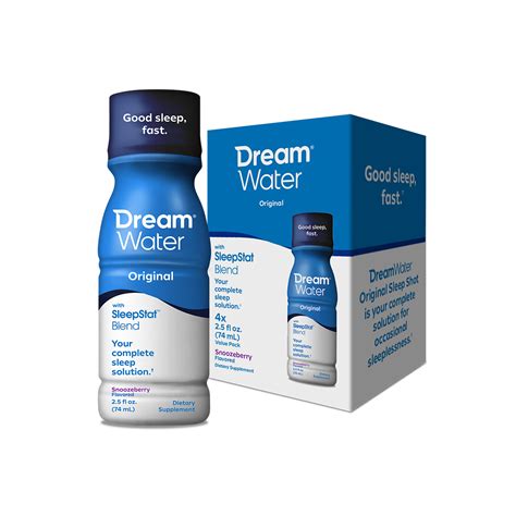Dream Water Sleep Shot 4 Pack Dream Water Usa