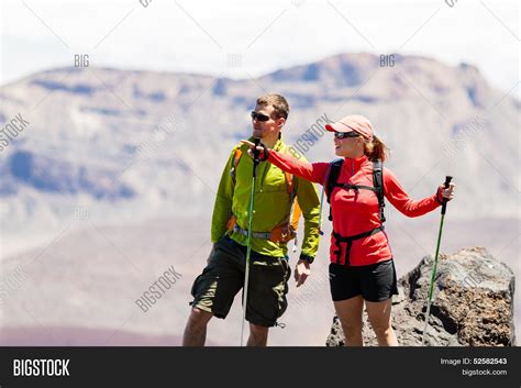 Couple Hikers High Image And Photo Free Trial Bigstock