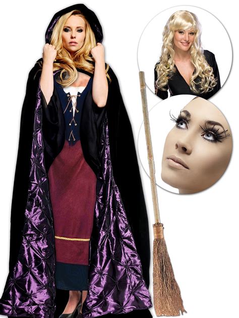 Hocus Pocus Blonde Witch Costume Kit