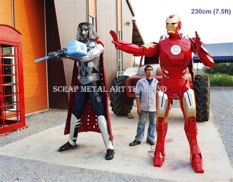 Life Size Superhero Statue For Sale Iron Man Spiderman Superman