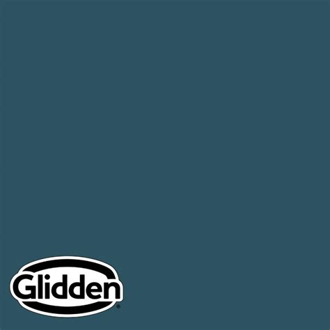 Glidden Essentials 5 Gal Ppg1149 7 Blue Bayberry Flat Exterior Paint