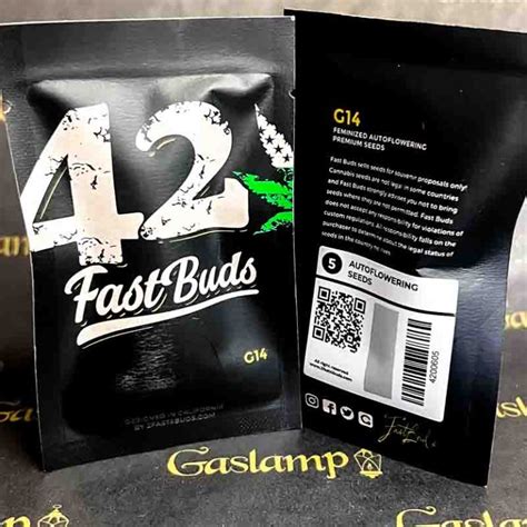 Fast Buds G14 5 Feminized Autoflower Seeds Gaslamp Seeds