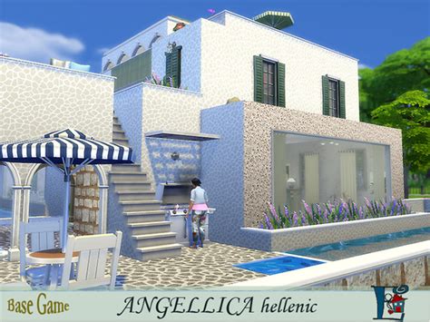Angellica Hellenic Greek House By Evi At Tsr Sims 4 Updates