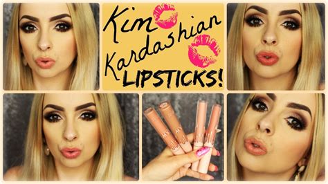 Trying Kim Kardashians New Liquid Lipsticks Youtube