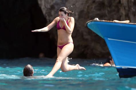 Dua Lipa In Pink Bikini Holiday In Capri Celebmafia
