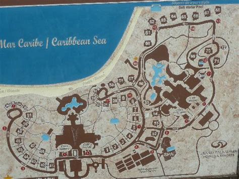 Resort Map Picture Of Grand Palladium Riviera Resort And Spa Akumal