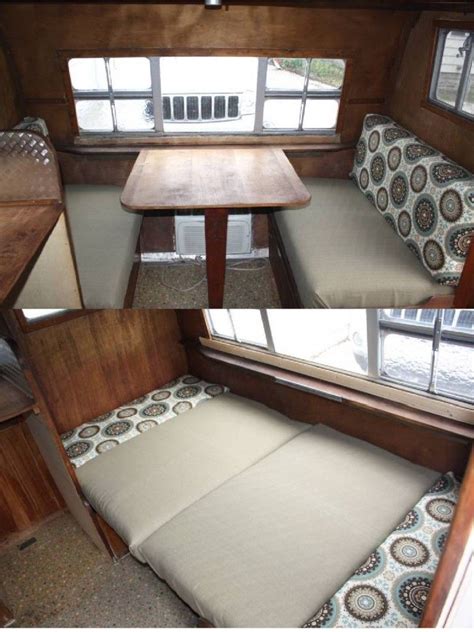How To Make Easy Vintage Trailer Dinette Cushions April 19 2012 By