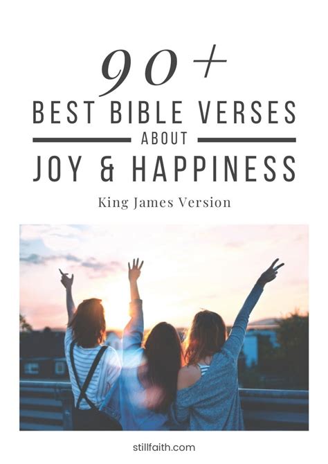 90 Best Bible Verses About Joy And Happiness
