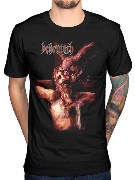 Behemoth Christ T Shirt Hardcore Satanist Album Angel Abyssus Abyssum