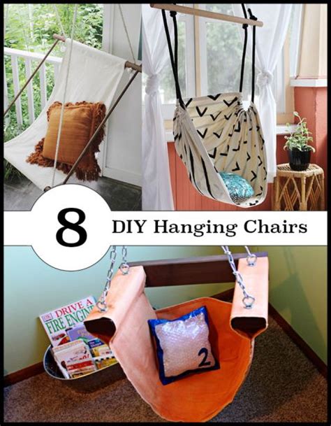 Amazing Diy Hanging Chair Tutorials So Many Fun Ideas Diy Sewing