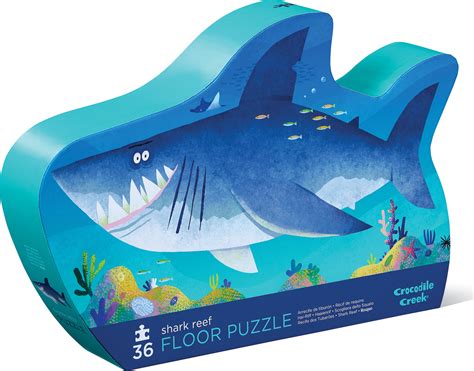 Crocodile Creek Shark Reef 36 Pc Floor Puzzle Teaching Toys And Books