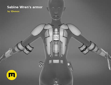 Sabine Wrens Armor 3d Model 3d Printable Cgtrader