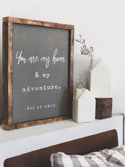 You Are My Home And My Adventure All At Once Painted
