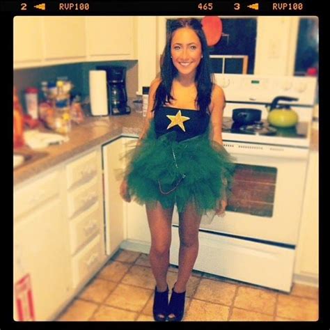 Instead of a sheddy tree that you have to curb at the end of the month, you can make a recycled forever tree that has a lot more heart. #TBT: DIY Christmas Tree Costume | Christmas tree costume, Diy christmas tree, Diy halloween ...