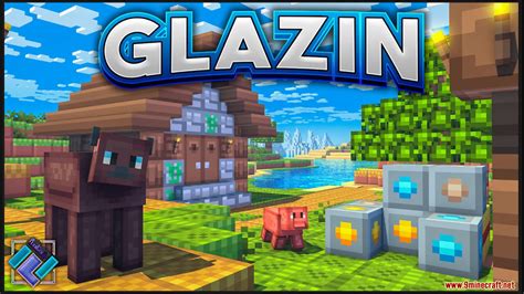 Glazin 8x Texture Pack 119 118 For Mcpebedrock Edition