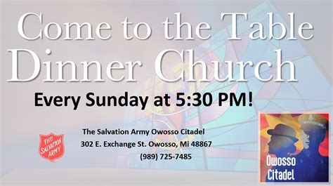 What Is The Dinner Church Movement Owosso