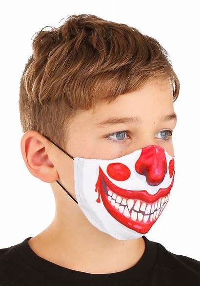 Mask Face Clown Child Sublimated Fun