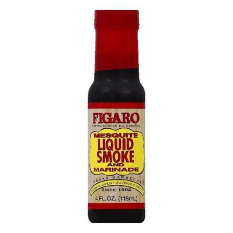 Figaro Mesquite And Marinade Liquid Smoke 4 Oz Pack Of 12 12