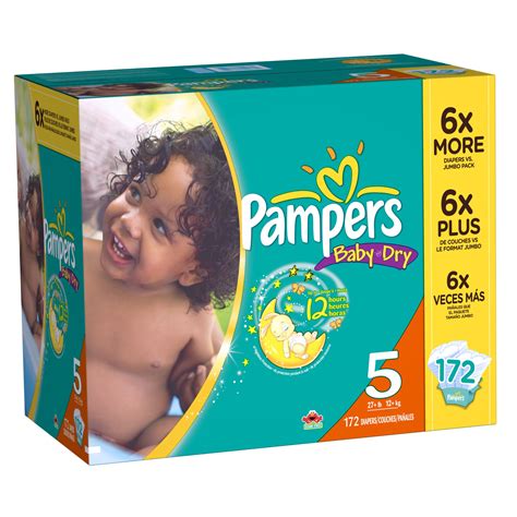 Pampers Baby Dry Diapers Size 5 172 Count Buy Online In