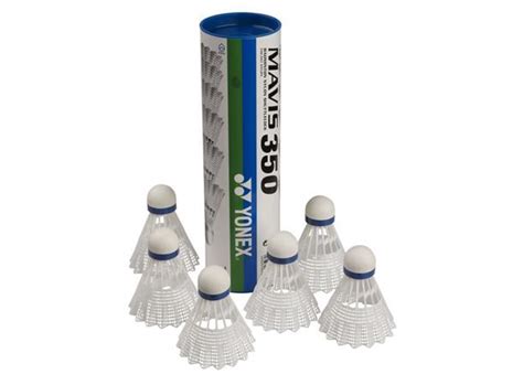 Yonex® Badmintonballer Mavis 350 Medium Blå 6stk Pgmno