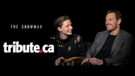 rebecca ferguson and michael fassbender the snowman interview youtube