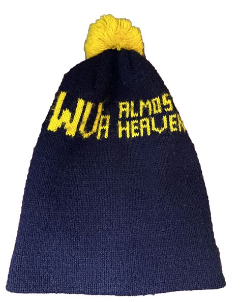 Vintage West Virginia Stocking Hat Winter Hat Almost Heaven | eBay